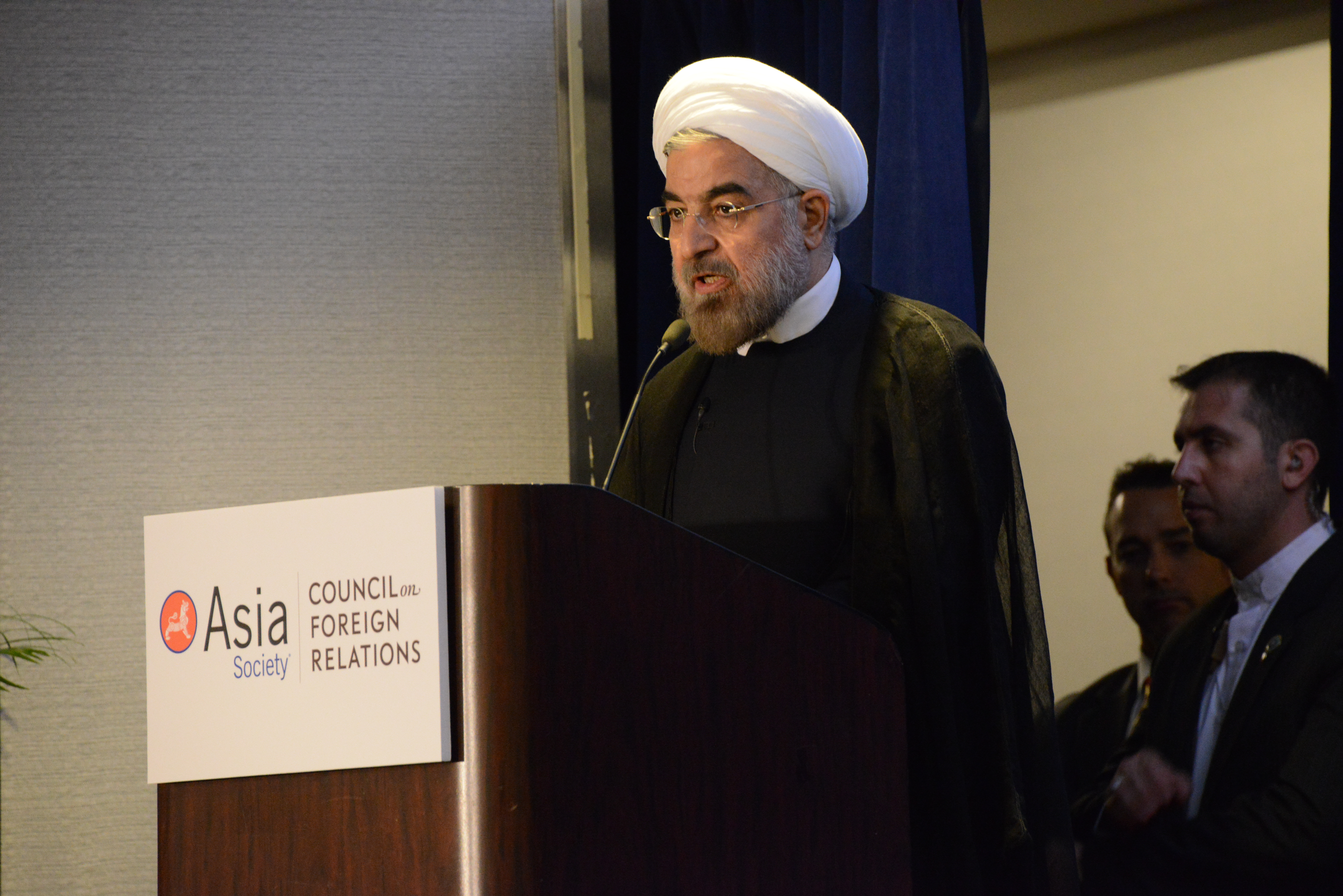 President Hassan Rouhani of Iran (photo credit: Asia Society/flickr)