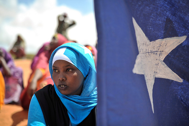 The flag of Somalia (Photo credit: AU UN IST PHOTO / Tobin Jone / Flickr)