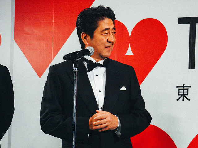 Japan's Prime Minister Shinzo Abe (Photo credit: Flickr)