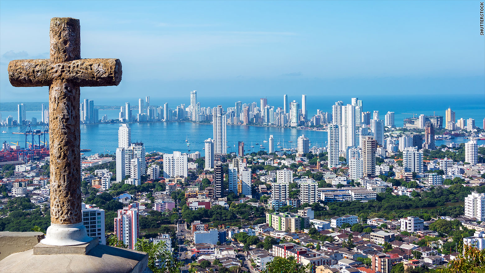 The skyline of Cartagena, Colombia. (Photo credit: http://money.cnn.com)