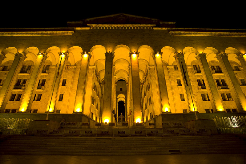 Georgia parliament building (photo credit: Mike Norton via flickr)