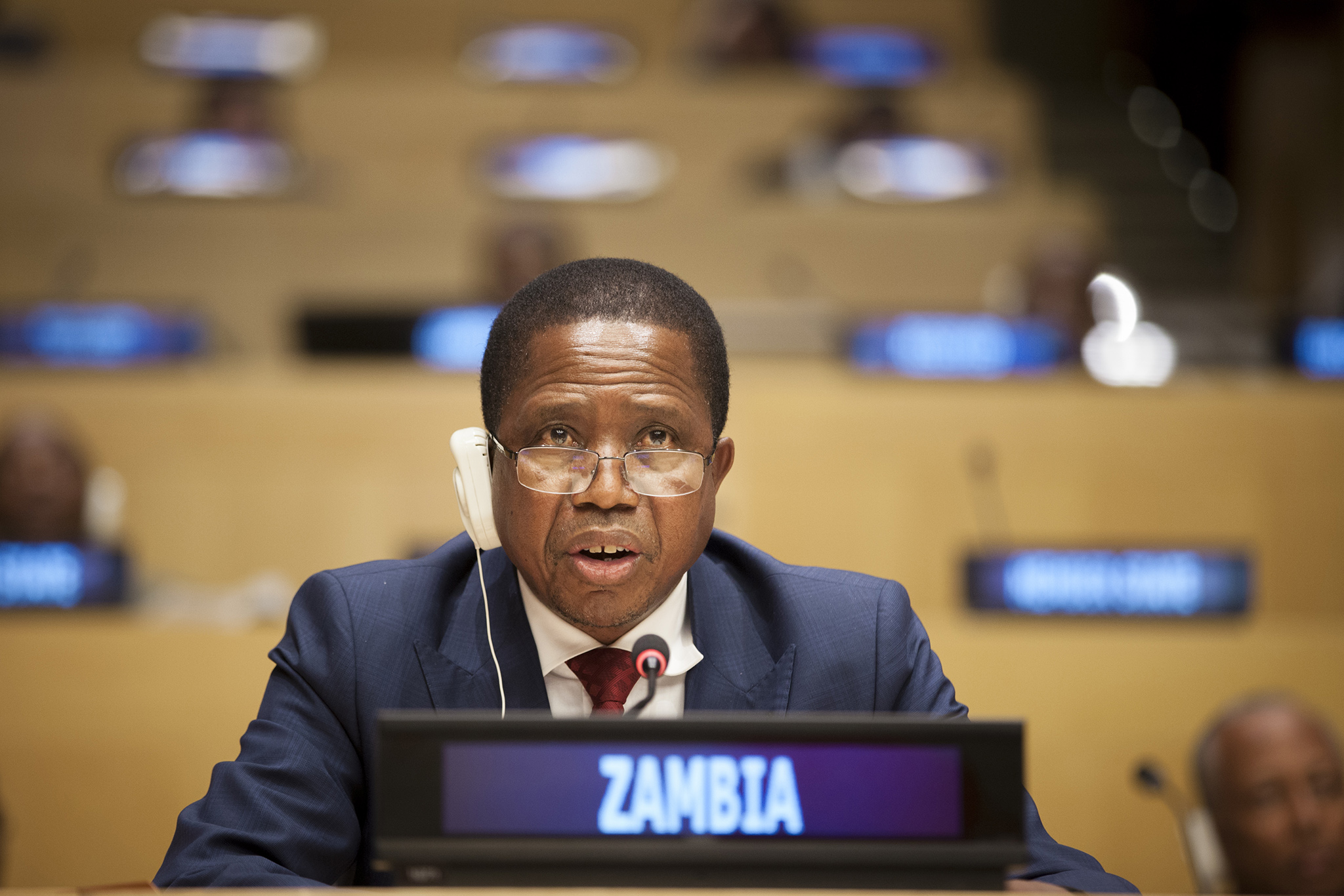 Zambian President Edgar Lungu (photo credit: United Nations Photo/flickr)