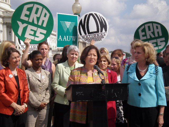 2010 rally for the Equal Rights Amendment (photo credit: National Organization for Women / flickr)