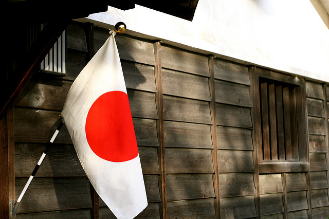 The flag of Japan (Photo credit: Flickr)