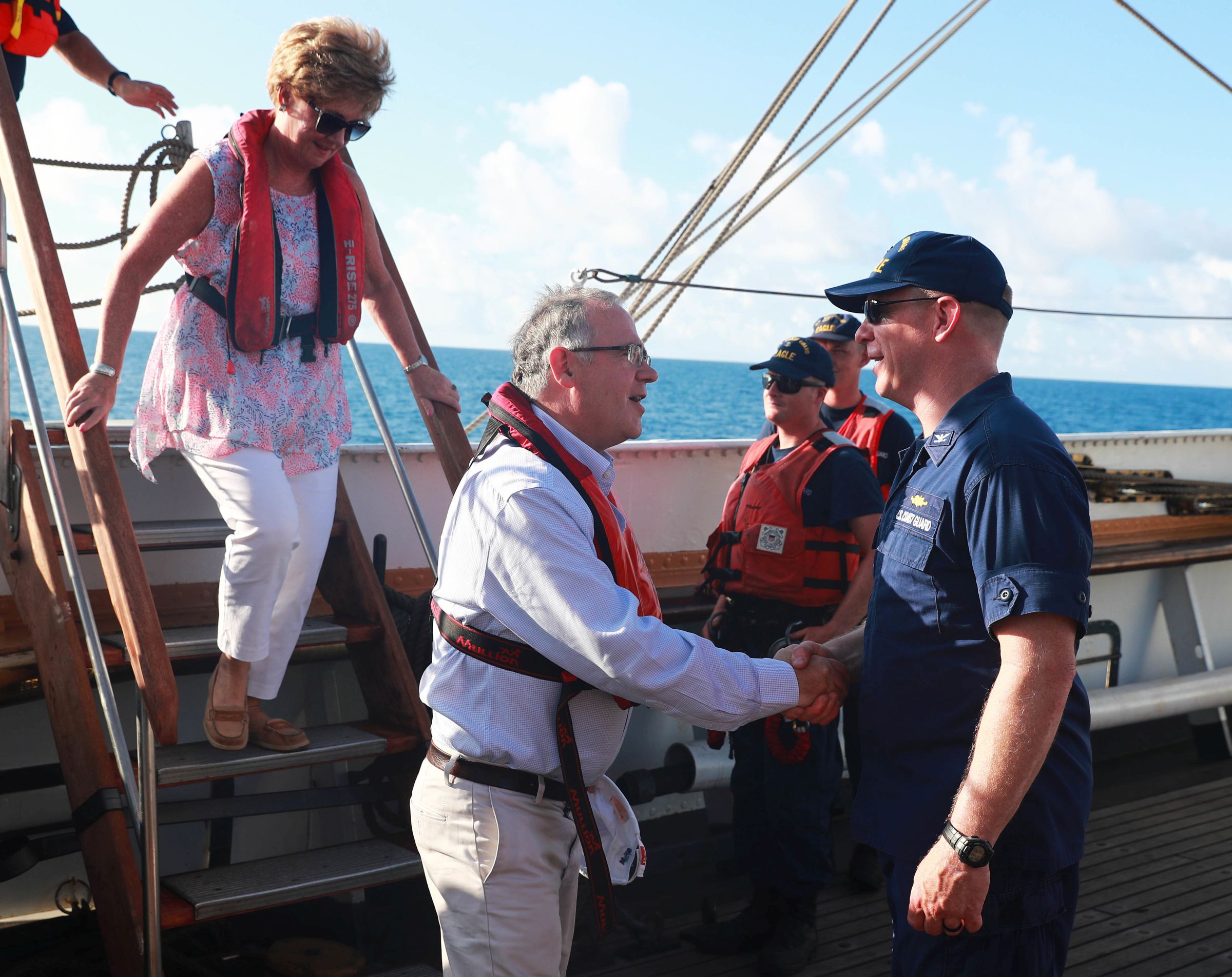 Governor of Bermuda, John Rankin (photo credit: Coast Guard News/flickr)