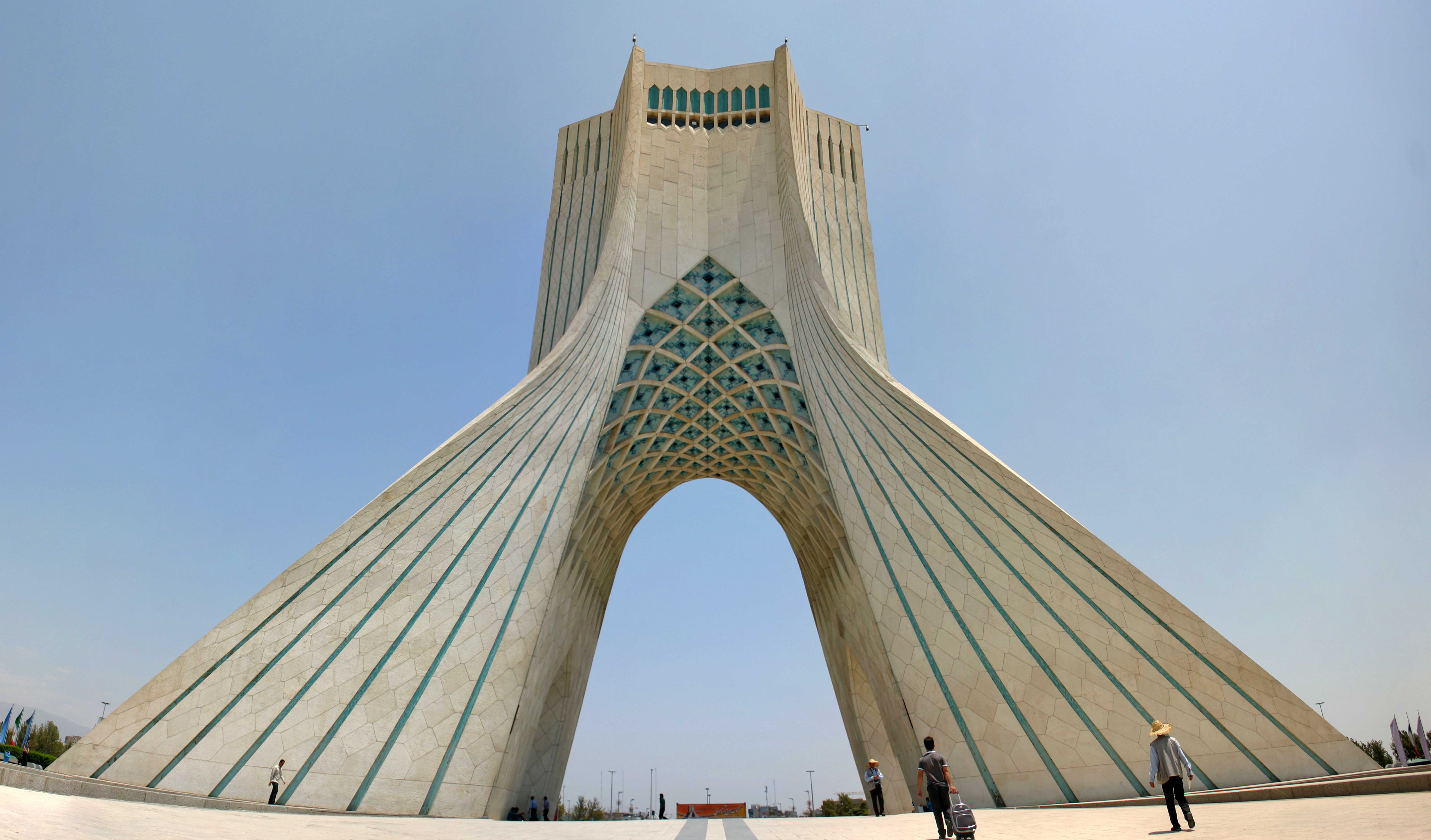 The Azadi Tower of Tehran (photo credit: Christiaan Triebert/flickr)