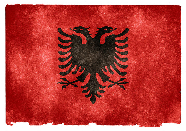 The flag of Albania (Photo credit: Flickr)