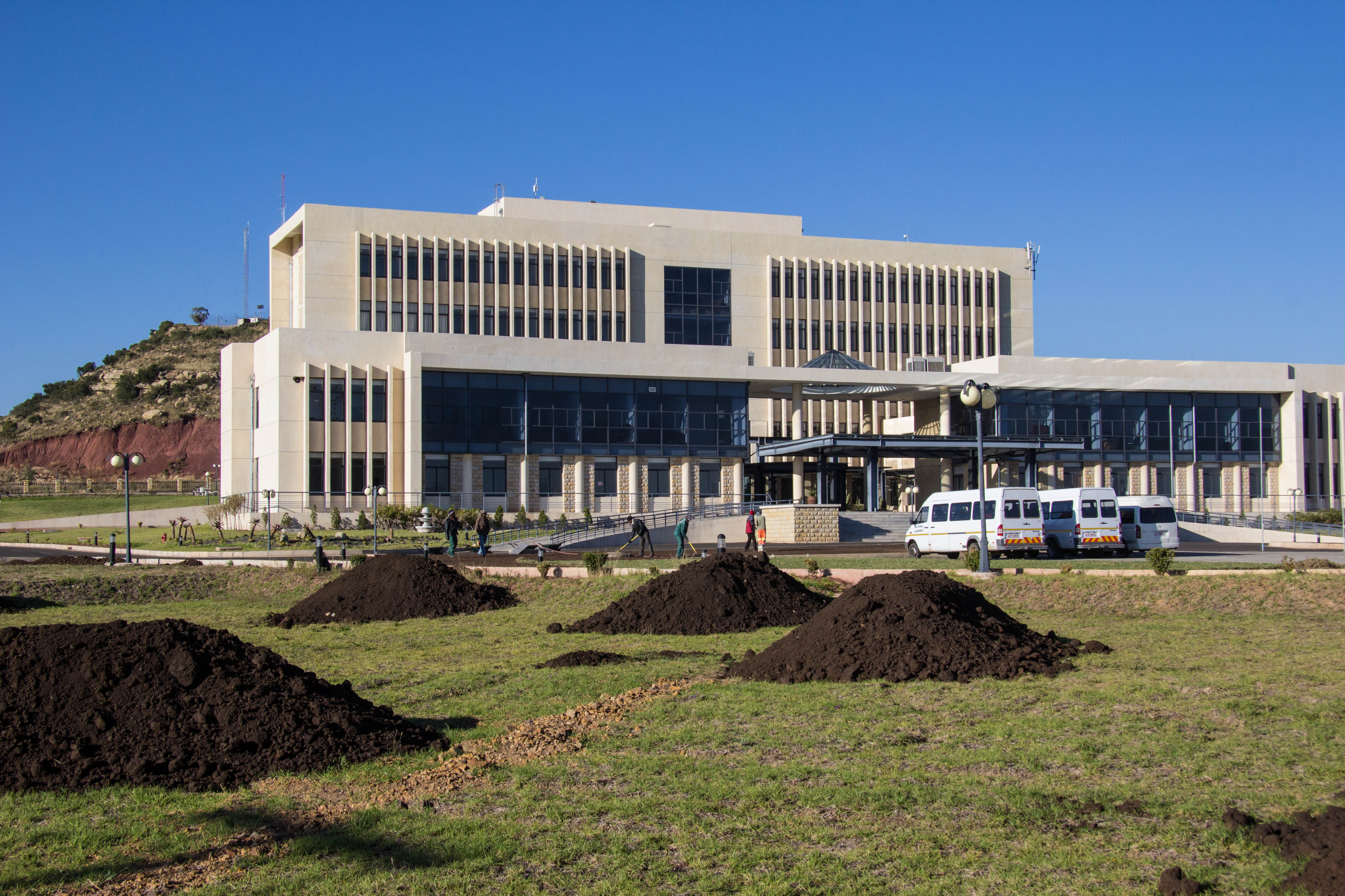 Lesotho Parliament Building (photo credit: OER Africa/flickr)