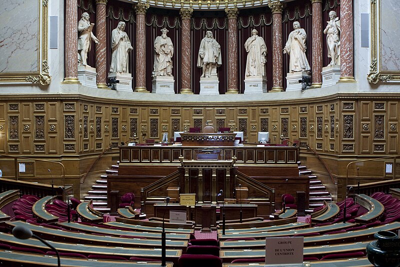 Senate of France (photo credit: Jackintosh via Wikimedia Commons)