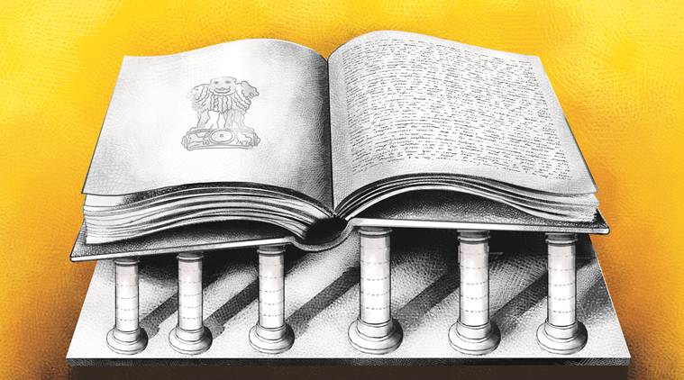 Illustration of the Constitution (photo credit: Suvajit Dey)