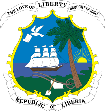 Liberian coat of arms (photo credit: Wikipedia commons)