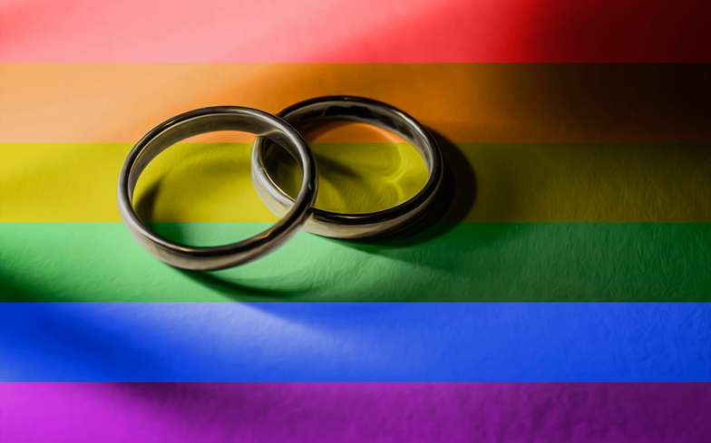 Rainbow Wedding Ring (photo credit: Flickr)