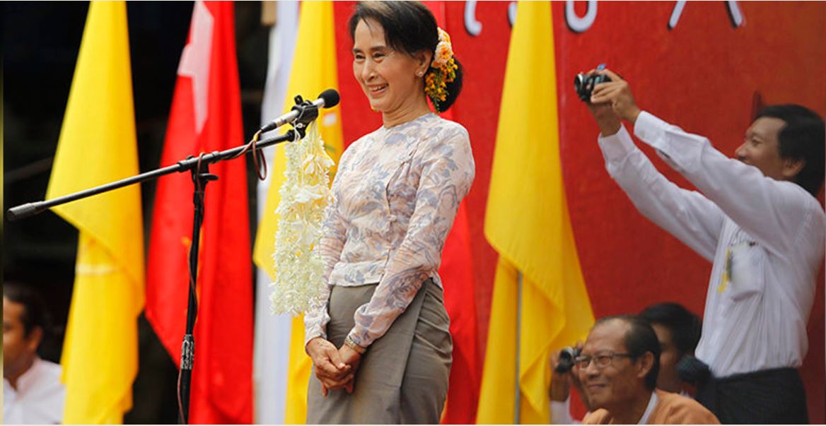 Aung San Suu Kyi (photo credit: Reuters)