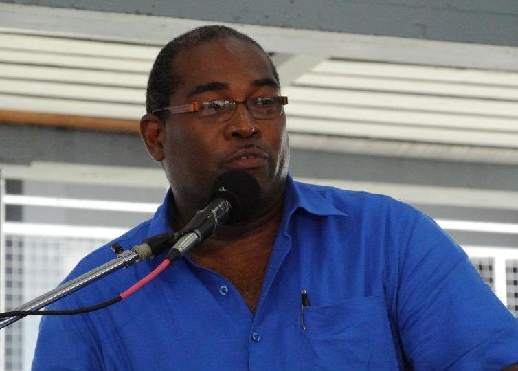 The convener of the Steering Committee on Constitutional Reform (SCCR), Nigel Hughes (photo credit: Guyana Graphic)
