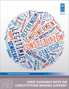 UNDP Guidance Note on Constitution-Making Support