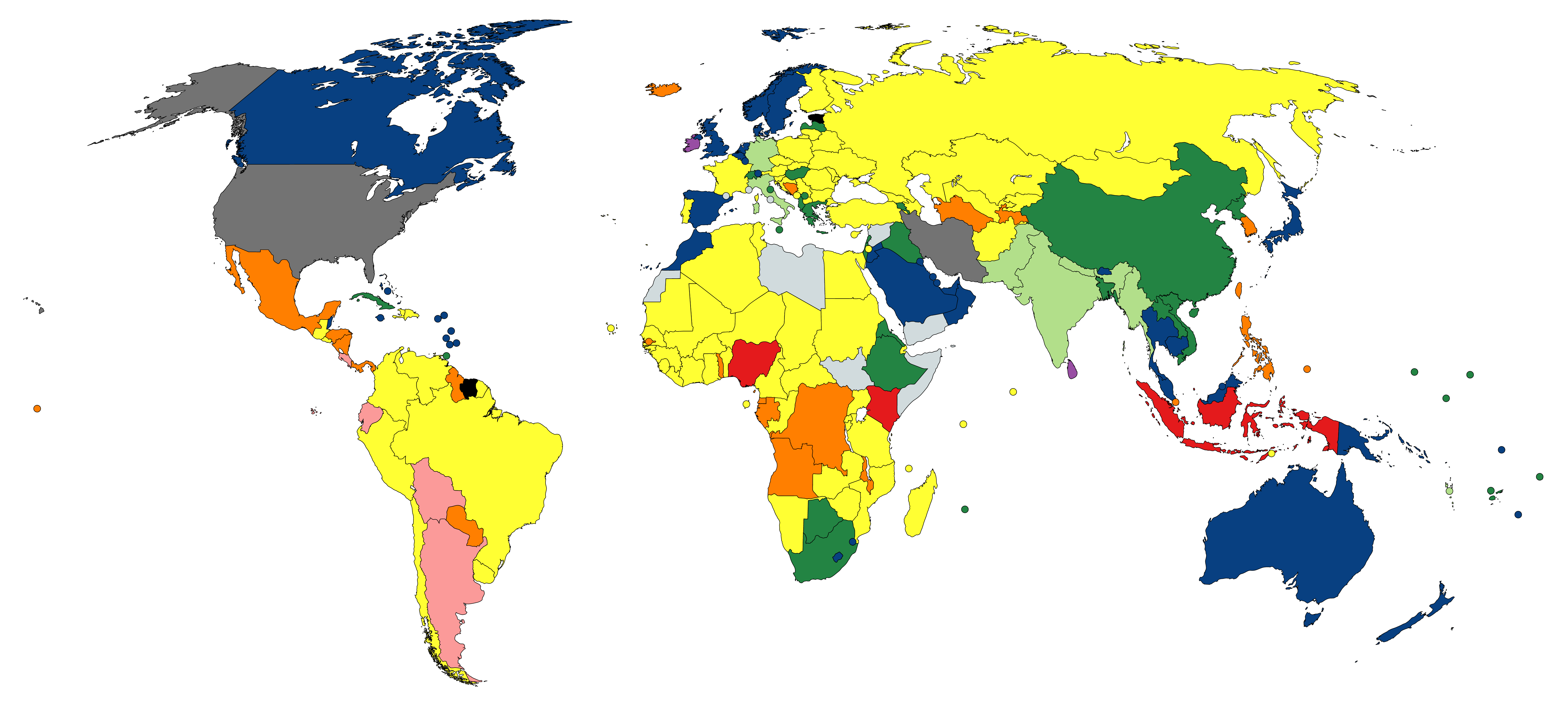 Head of State Map