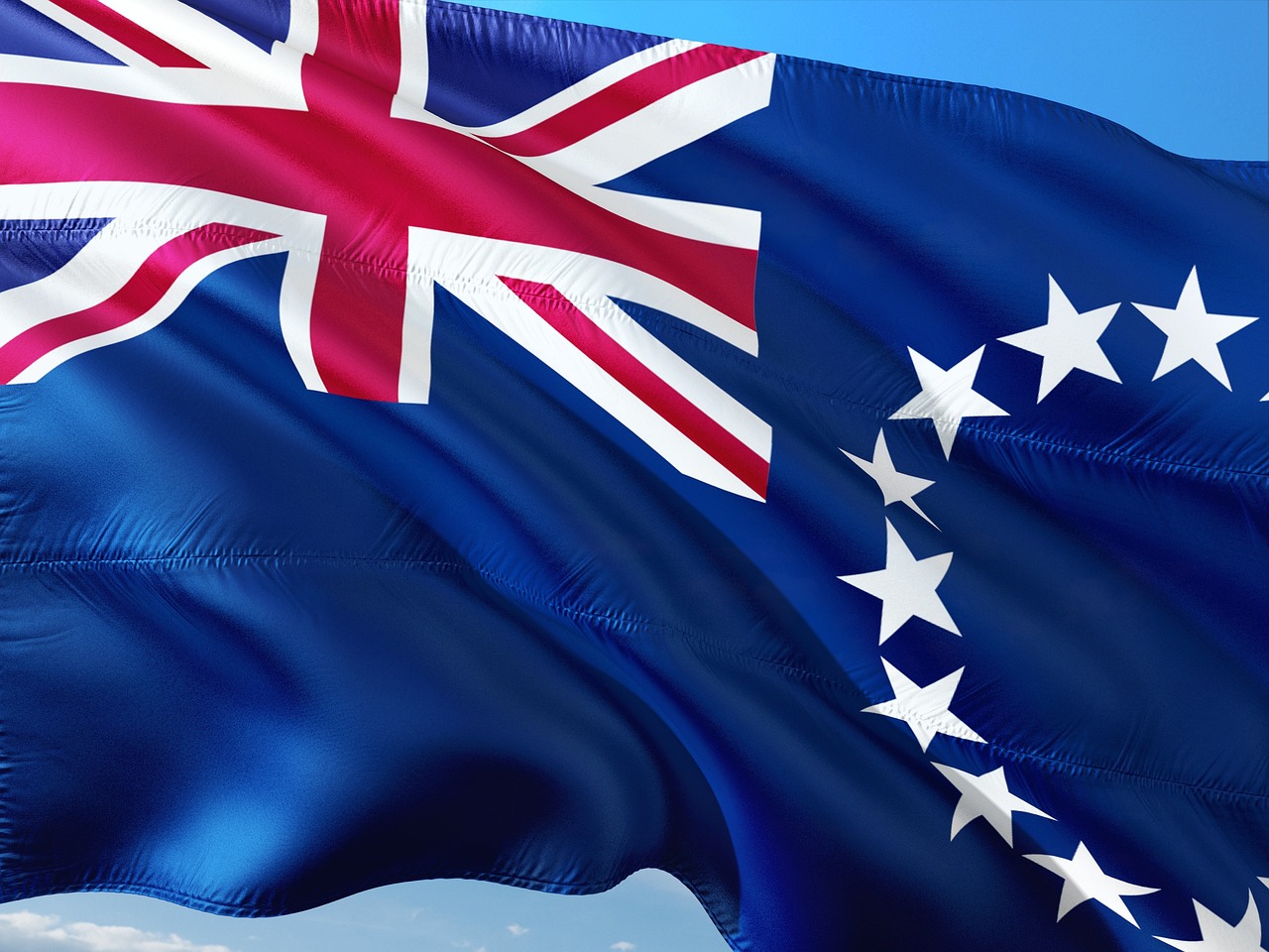 Flag of the Cook Islands (photo credit: jorono via pixabay)