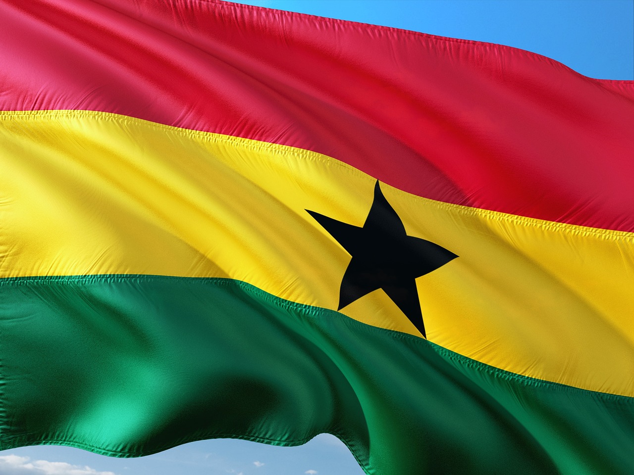 Flag of Ghana (photo credit: jorono via pixabay)