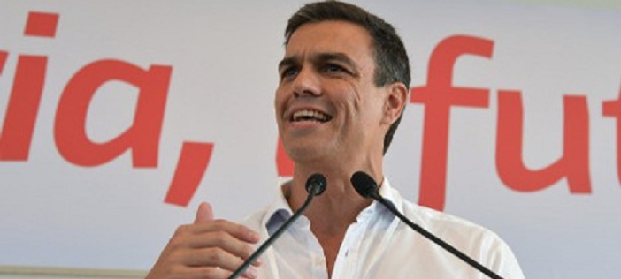 PSOE party leader Pedro Sánchez. Photo: Vincenzo Pinto