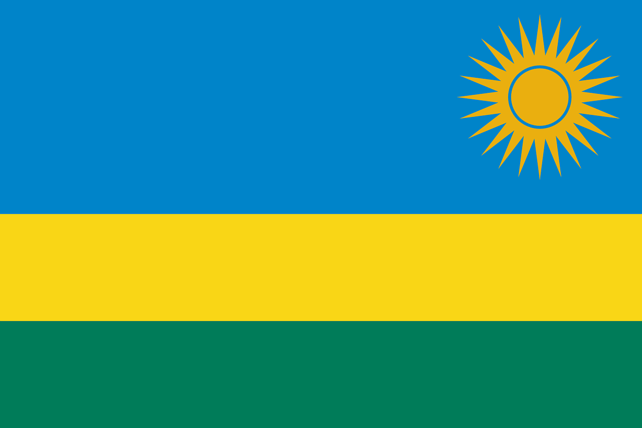 Flag of Rwanda (photo credit: pixabay)