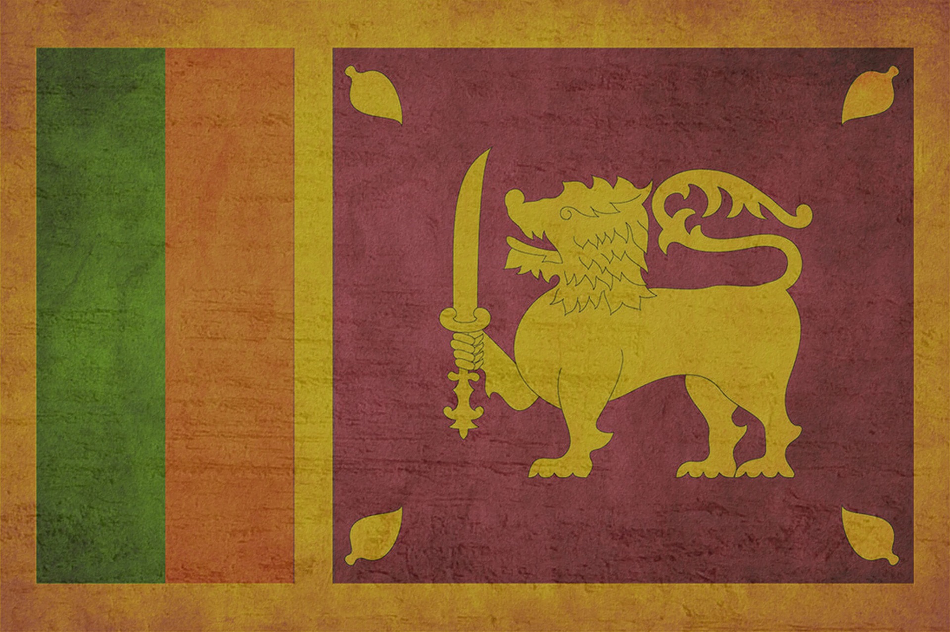 Sri Lankan flag (photo credit: pixabay)