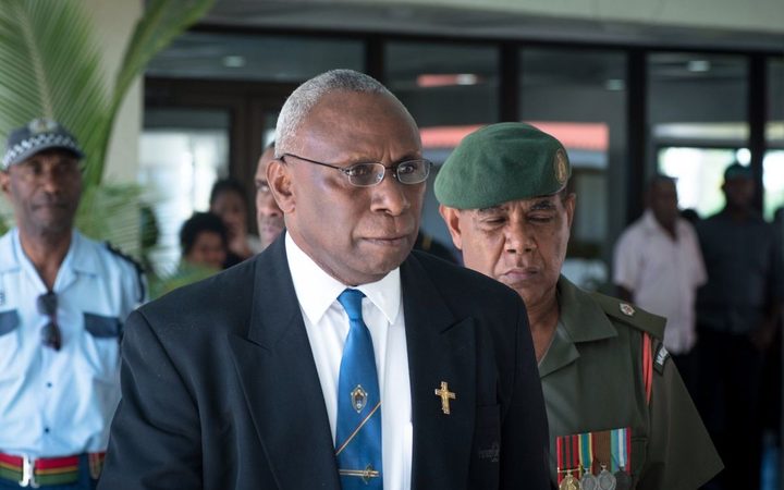 Vanuatu President Tallis Obed Moses (photo credit: Dan McGarry)