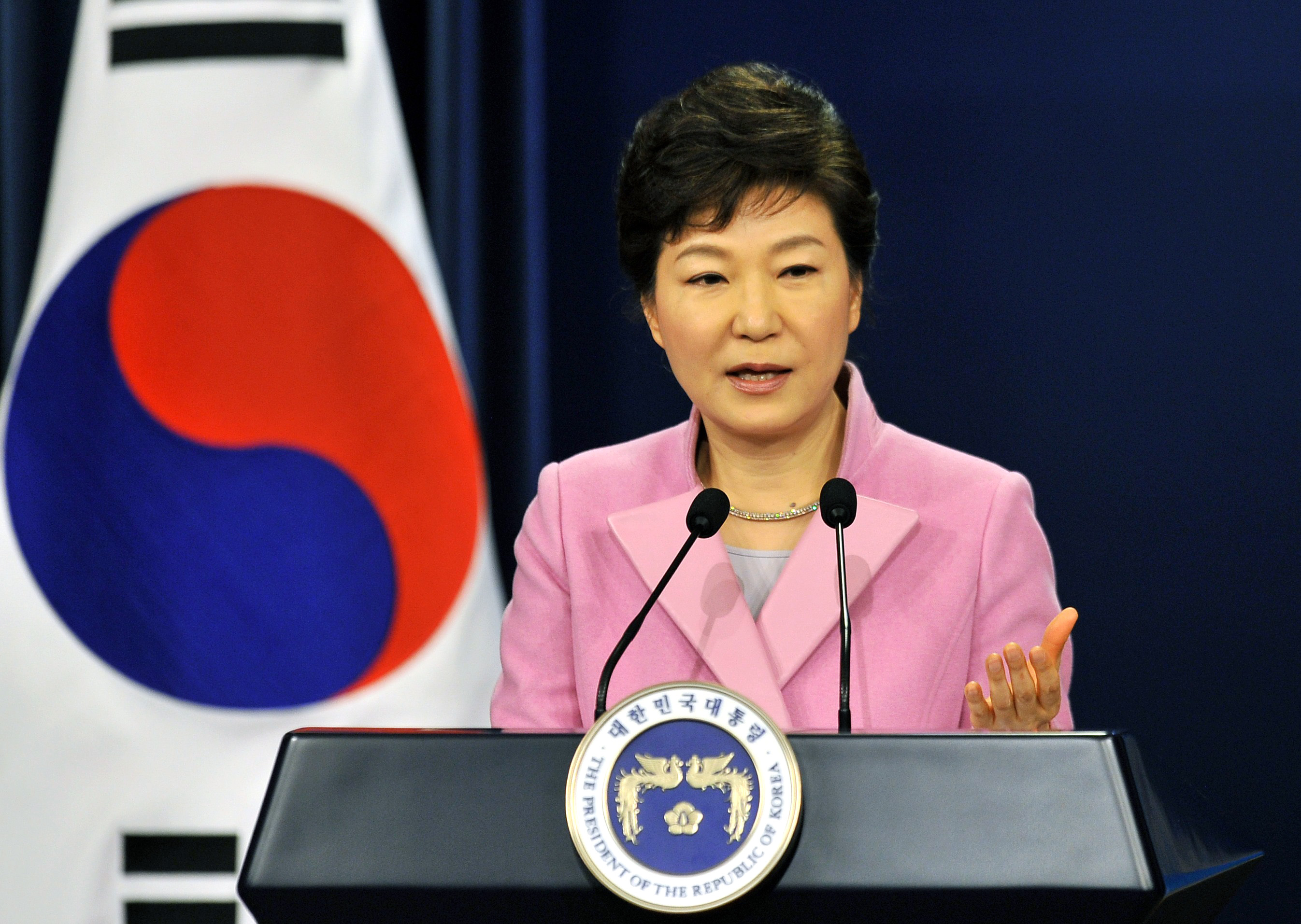 Former South Korean President Park Geun-hye (Photo credit: AP)