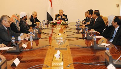 Yemeni President receives constitution drafting 