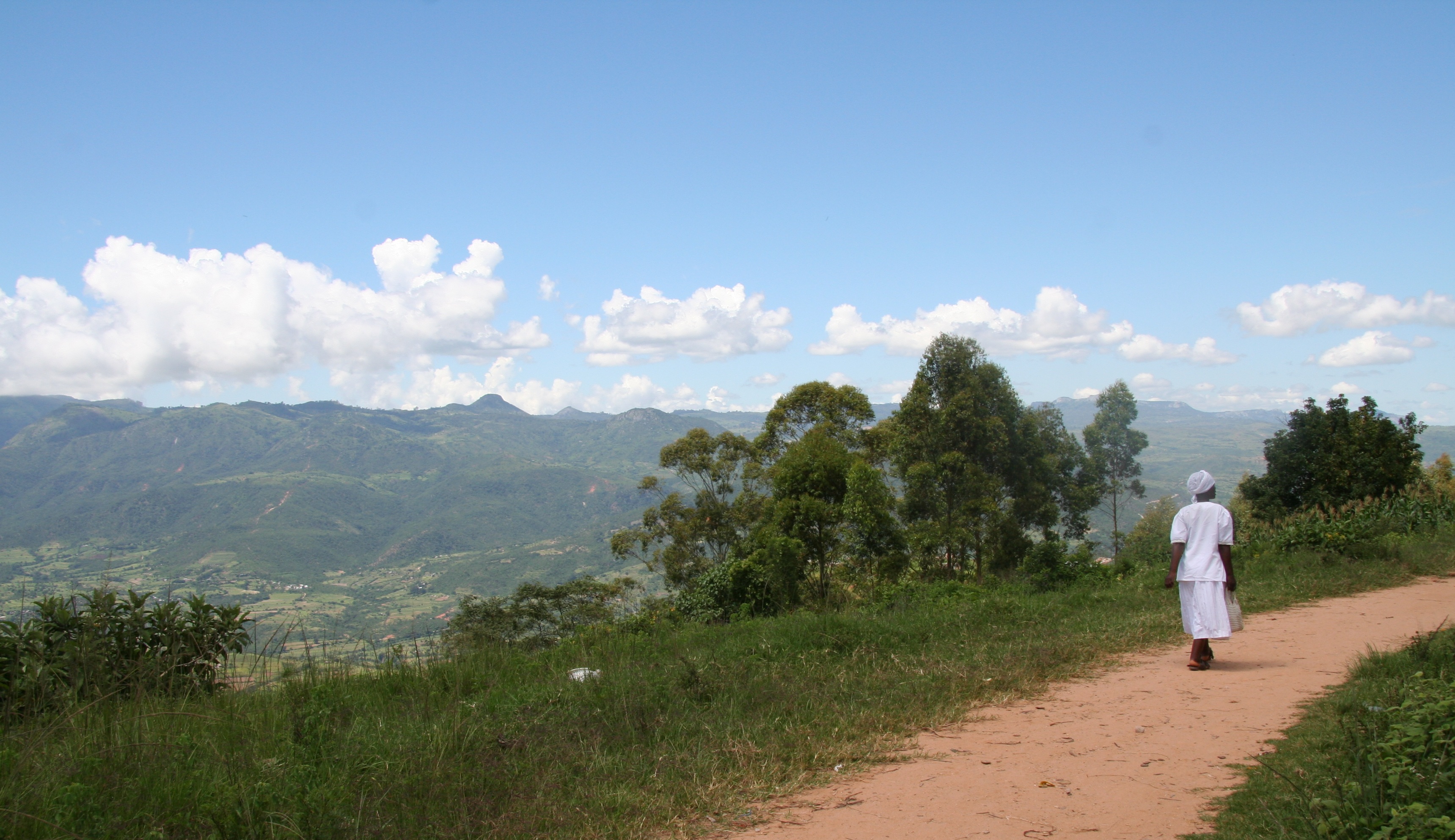 Zimbabwean Woman on the way home, Honde valley, Zimbabwe