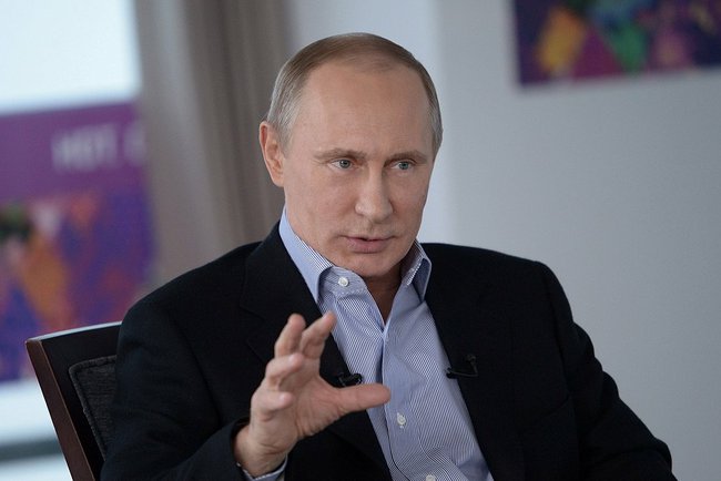 President Vladimir Putin of Russia (photo credit: Global Panorama/flickr)