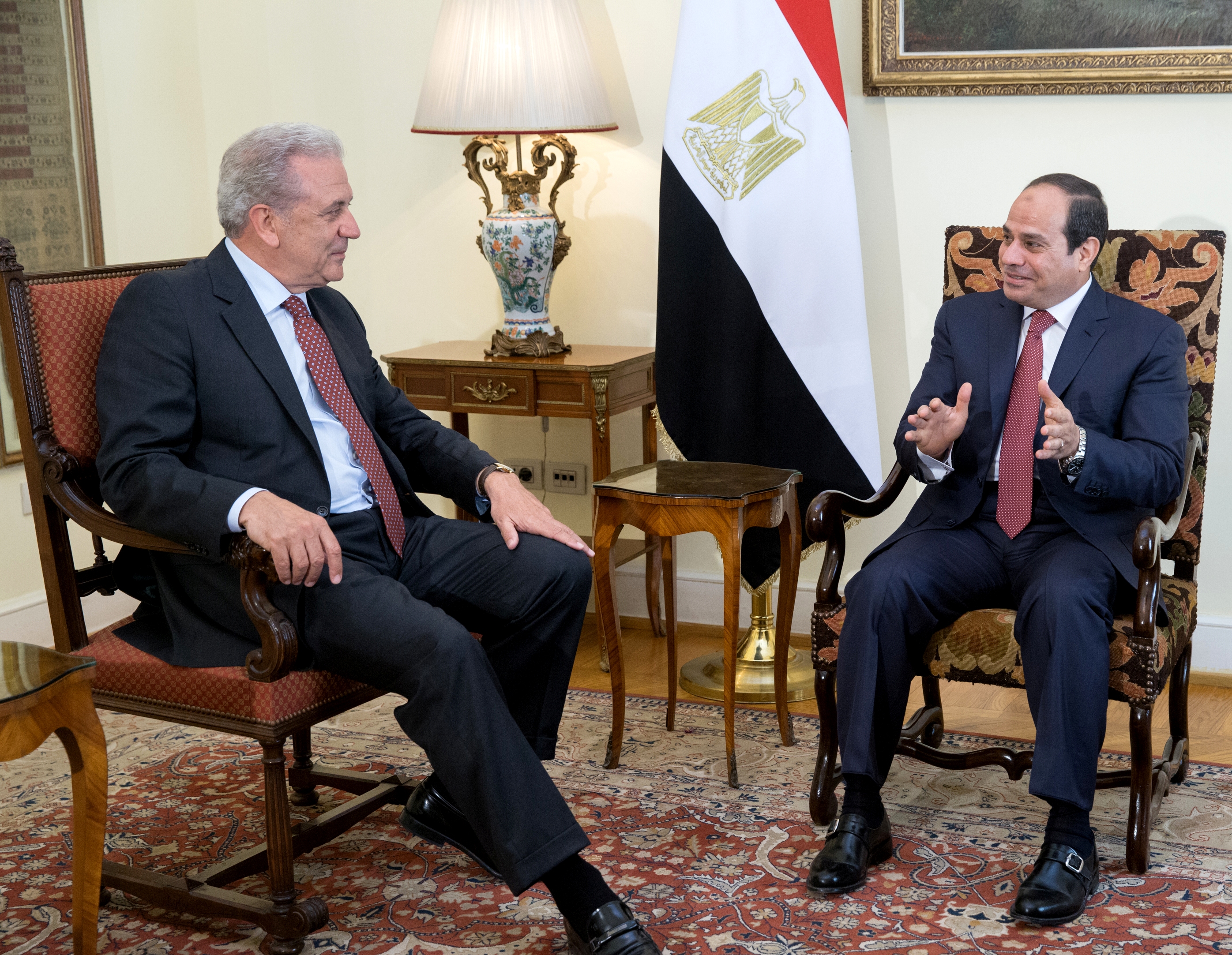 President Abdul Fattah el-Sisi of Egypt (photo credit: Dimitris Avramopoulos/flickr)