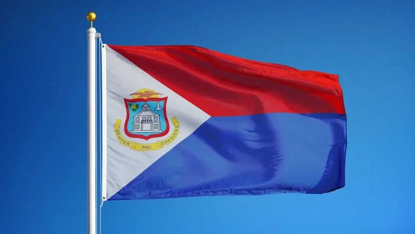 Flag of Sint Maarten (photo credit: Shutterstock)