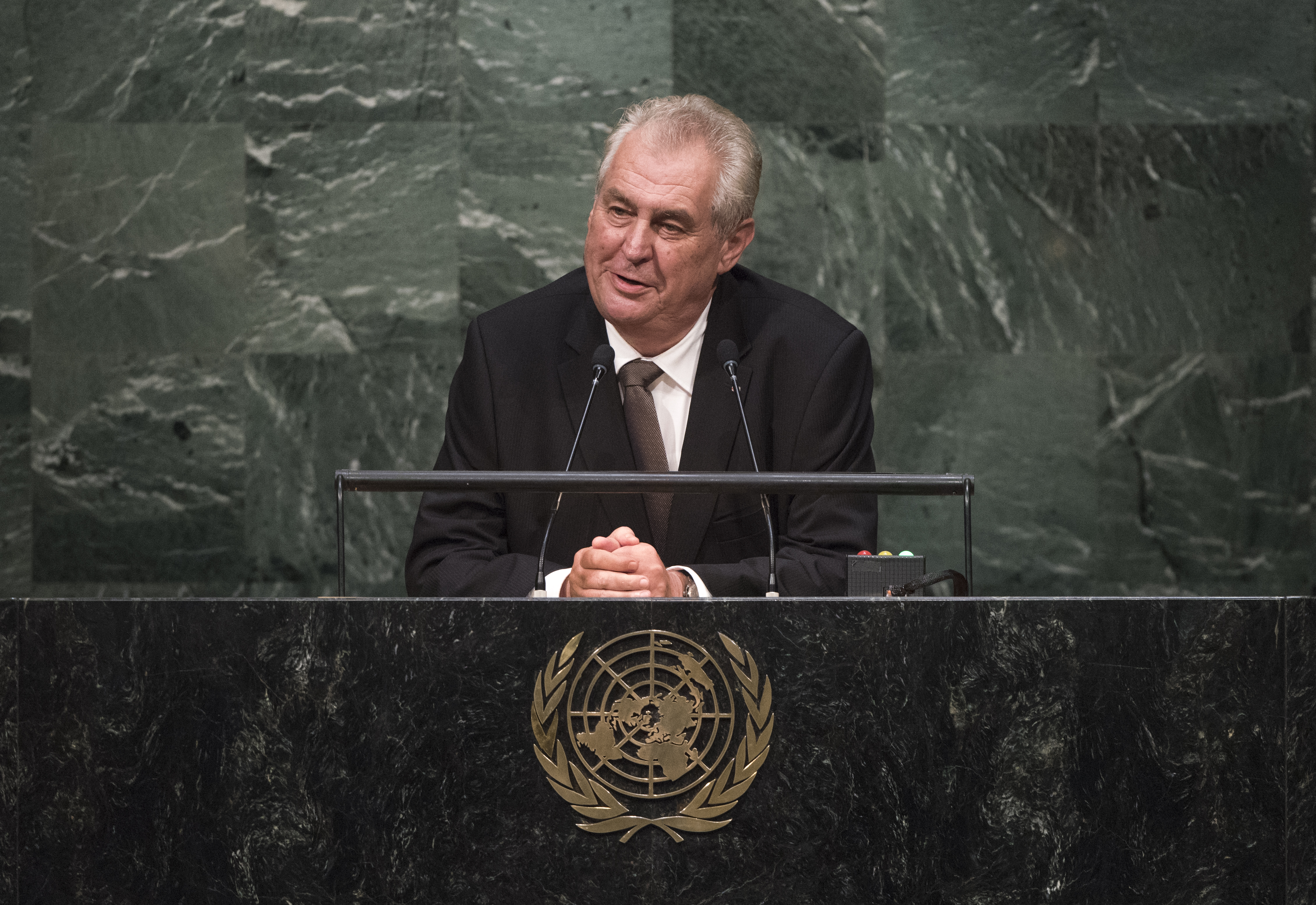 President Zeman (photo credit: United Nations Photo/flickr)