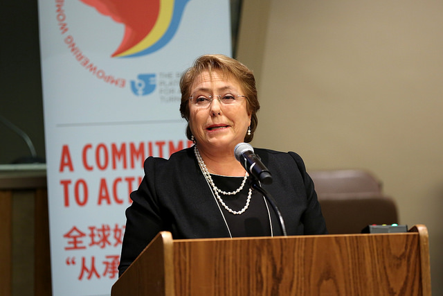 Chile's President, Michelle Bachelet (Photo credit: Flickr)