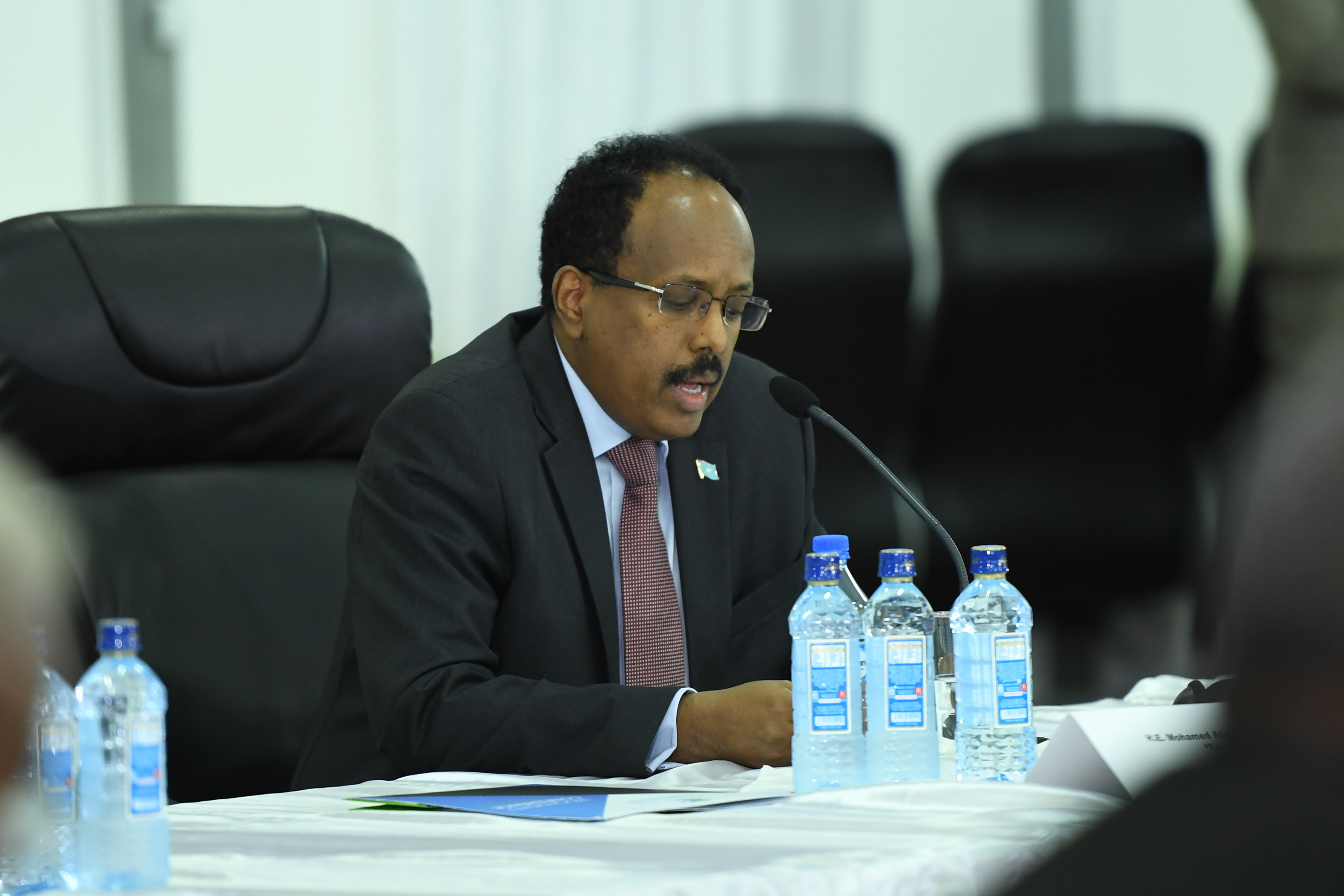 President Mohamed Abdullahi Mohamed Farmaajo of Somalia (photo credit: AMISOM Public Information/flickr)
