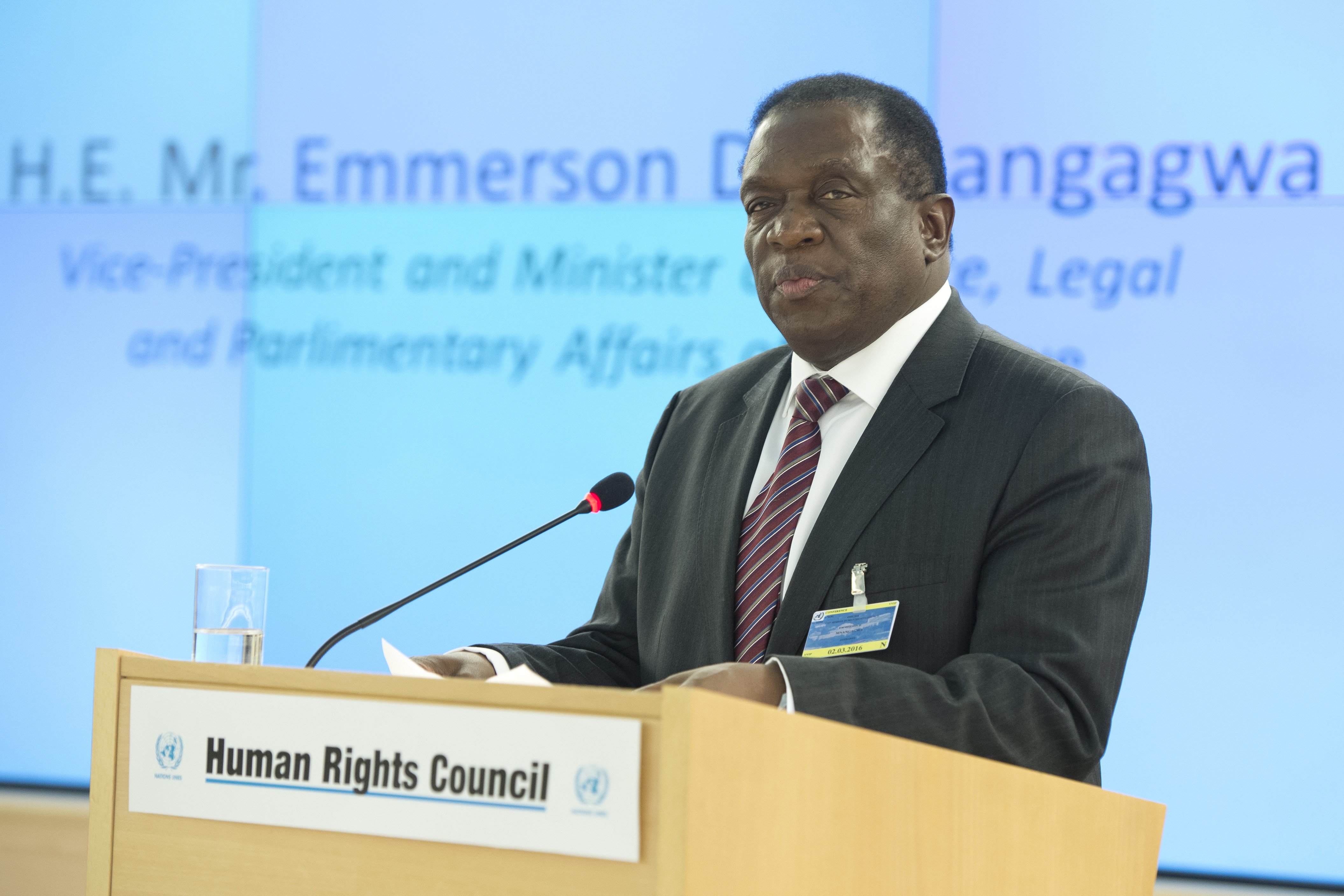 President Emmerson Mnangagwa of Zimbabwe (photo credit: UN Geneva/flickr)