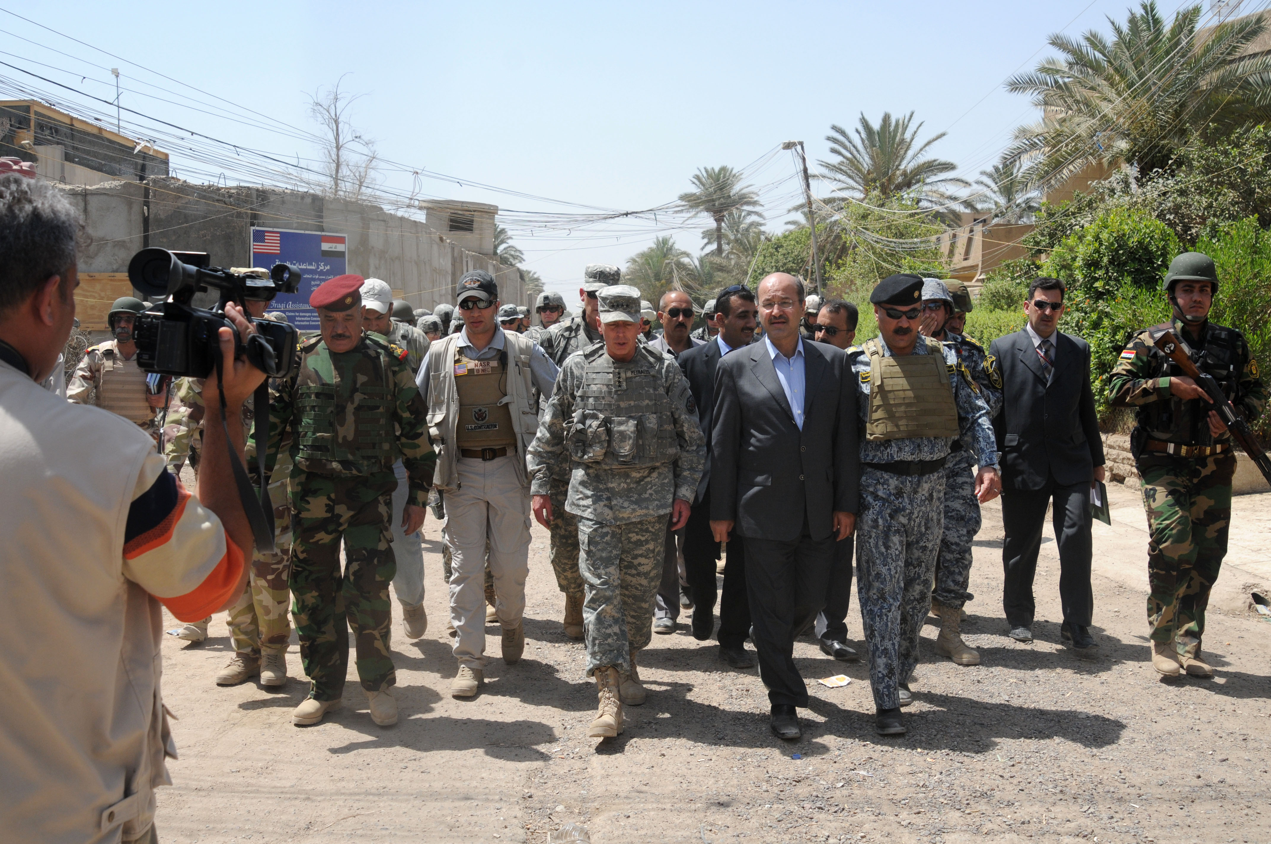 Iraqi President Barham Salih (photo credit: The U.S. Army/flickr)