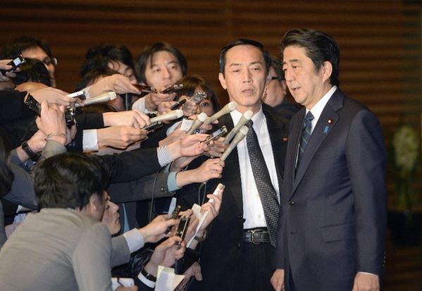 Japan's Prime Minister Shinzo Abe (Kyodo/Reuters)