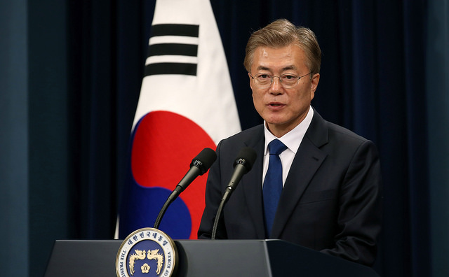 South Korean President Moon Jae-in (Photo credit: Jeon Han/ flickr)