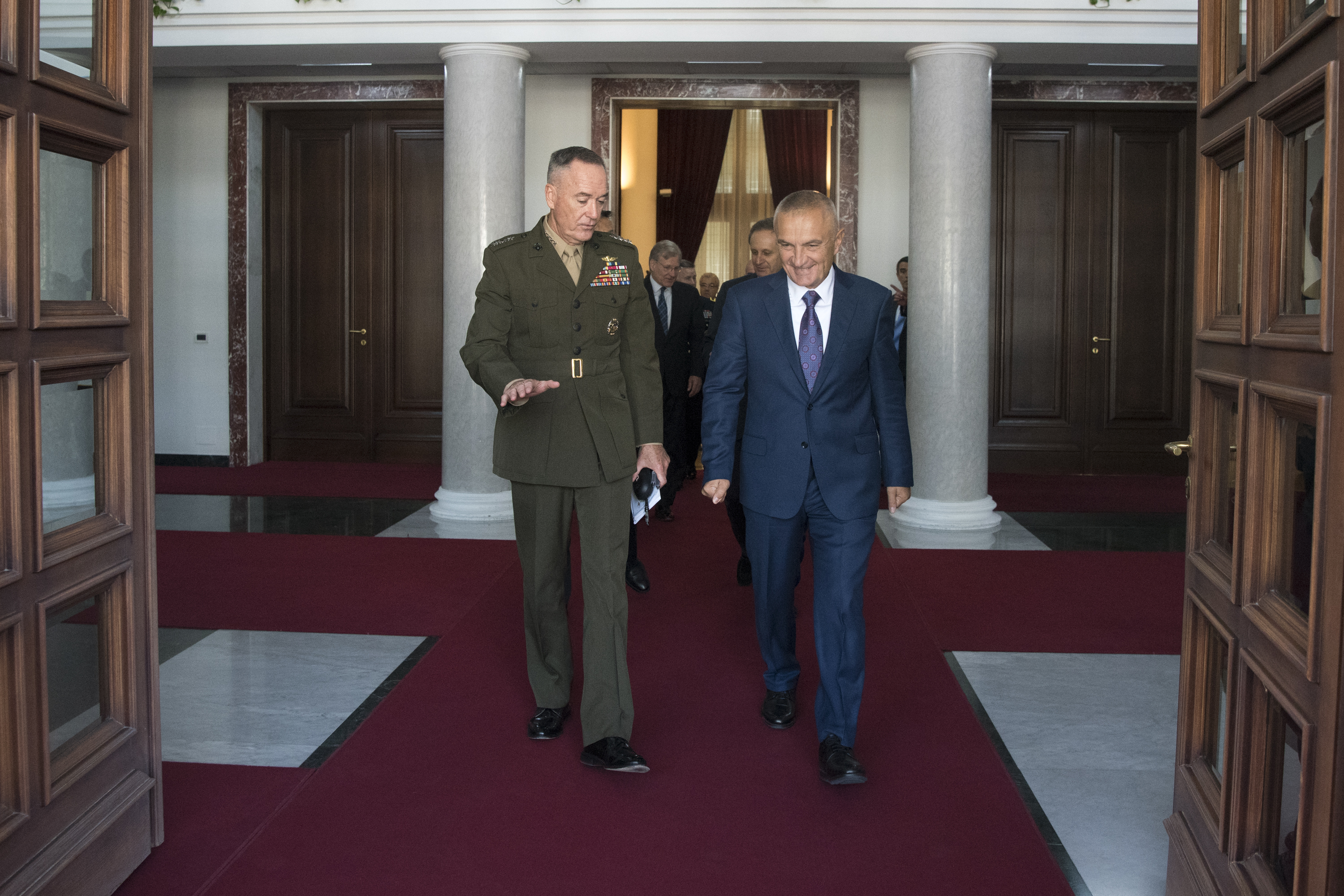 President Ilir Meta of Albania (photo credit: Chairman of the Joint Chiefs of Staff/flickr)