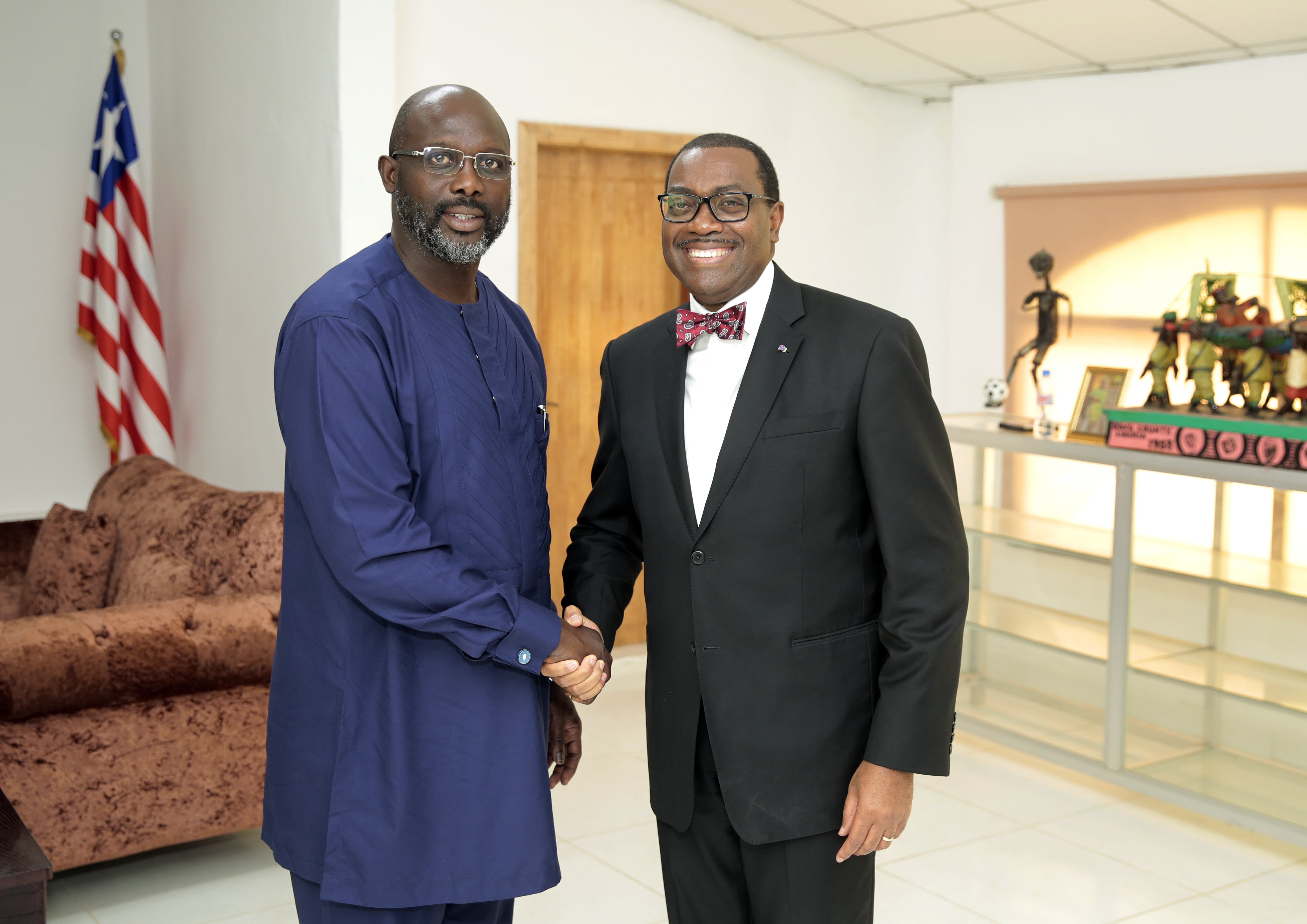 President George Weah of Liberia (photo credit: AfDB Group/flickr)