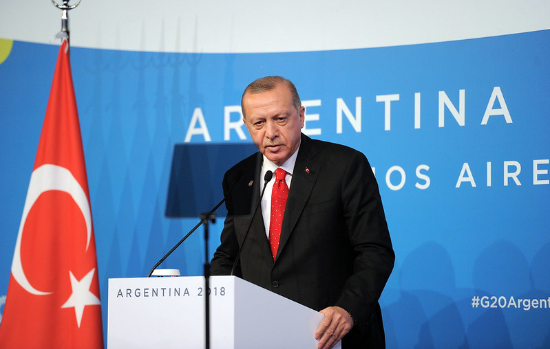 President Recep Tayyip Erdoğan of Turkey (photo credit: G20 Argentina via flickr)
