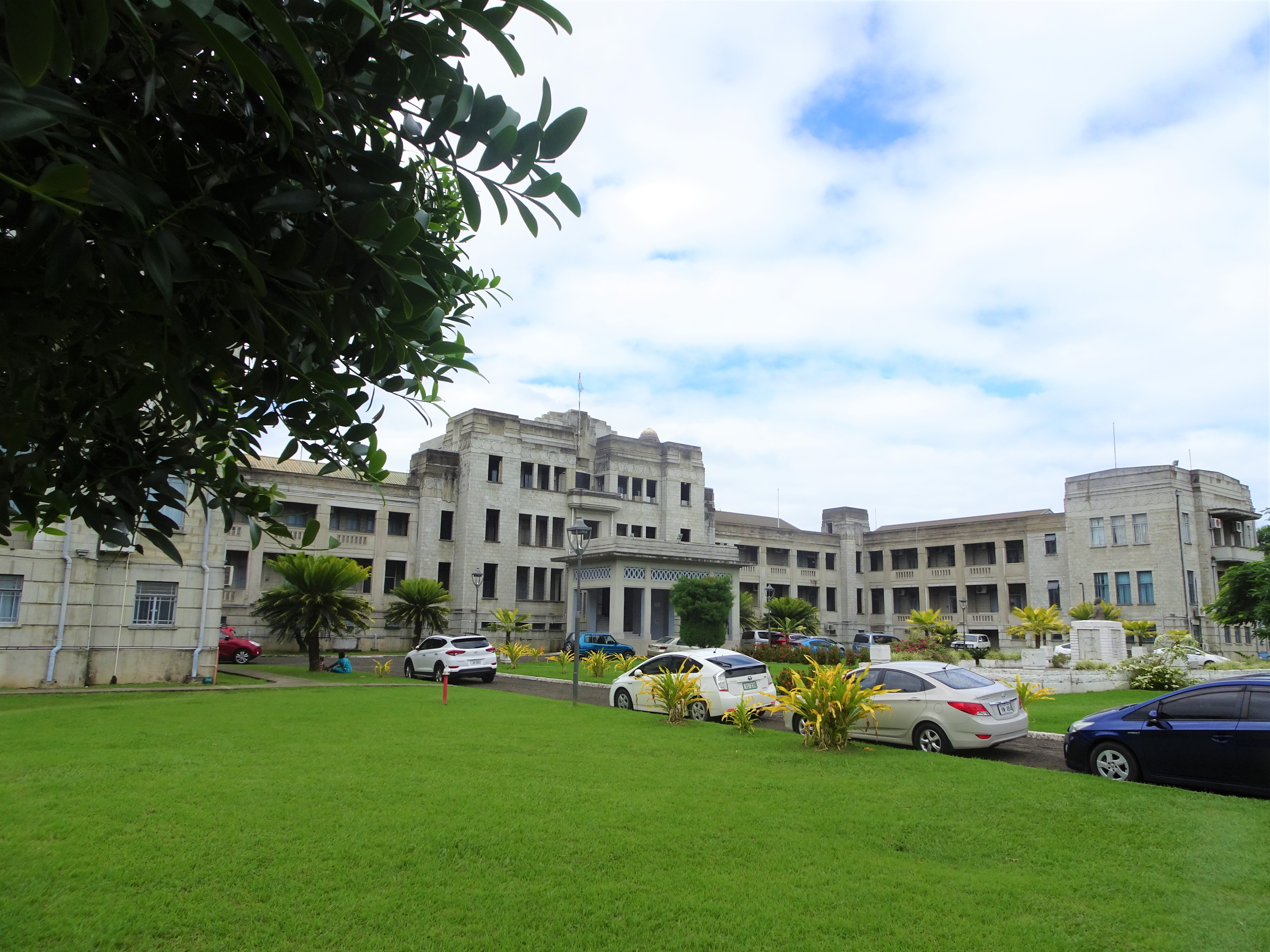 Fijian parliament building (photo credit: denisbin/flickr)