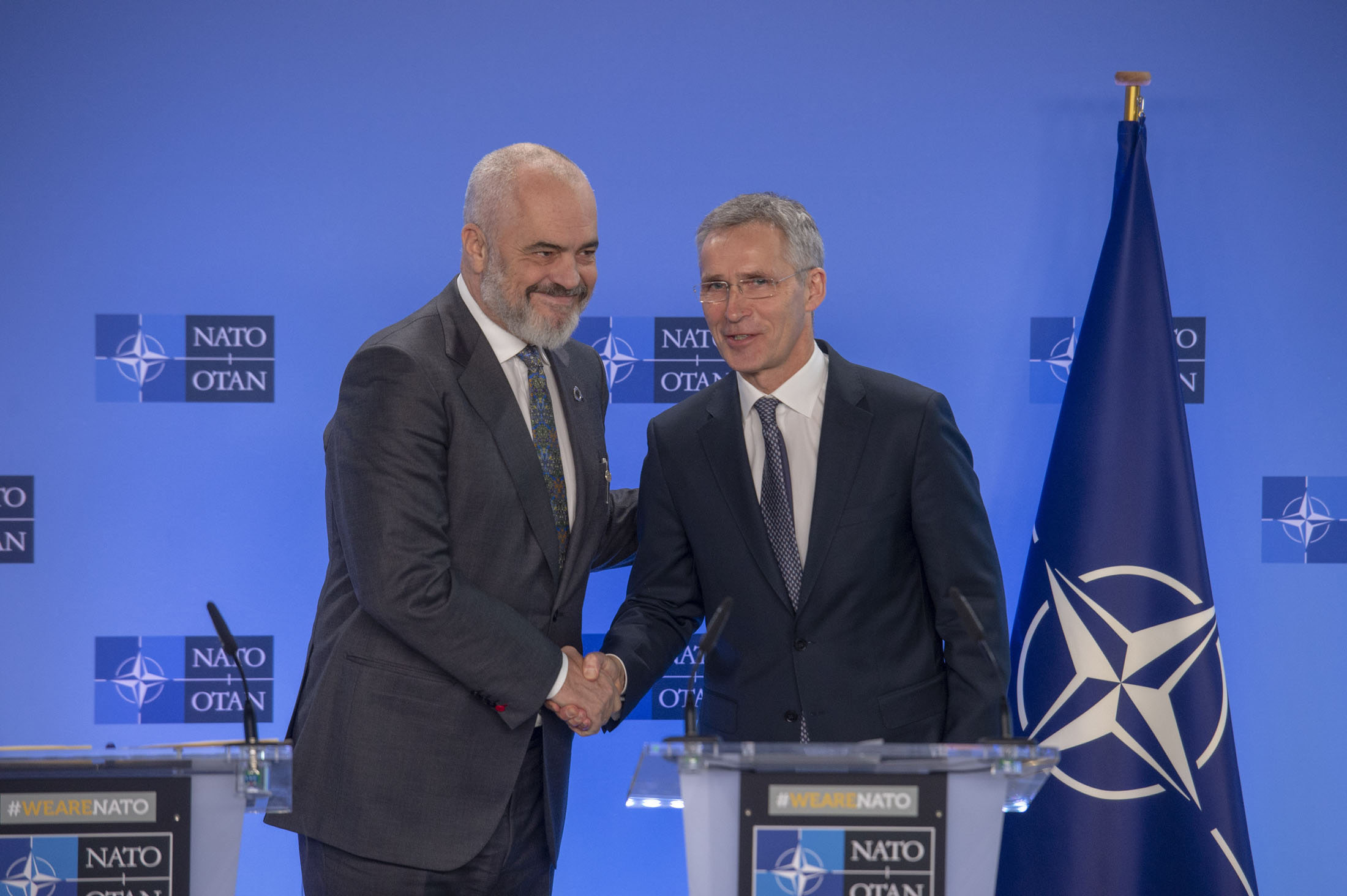 Prime Minister Edi Rama of Albania (photo credit: NATO North Atlantic Treaty Organization/flickr)