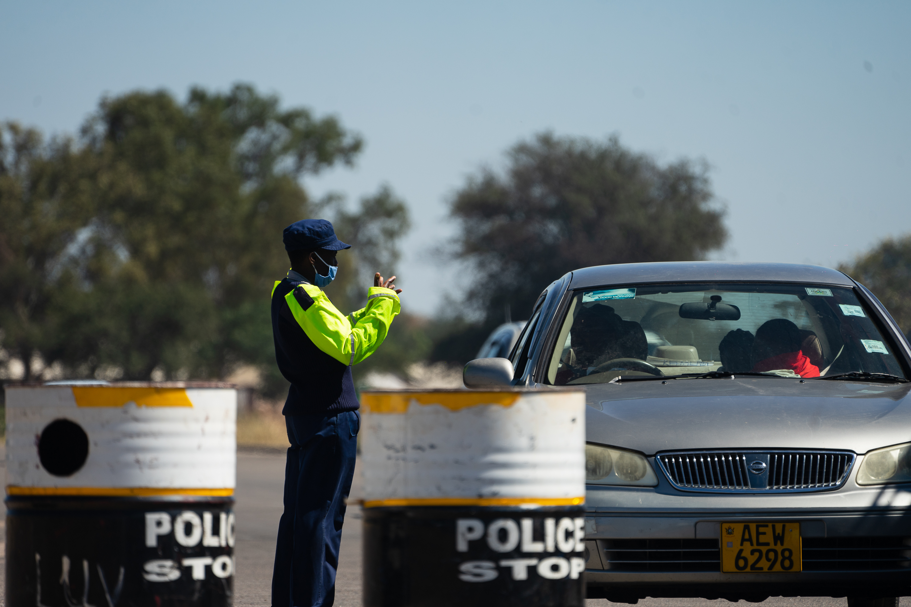 Police officer in Zimbabwe (photo credit: International Labour Organization ILO/flickr)