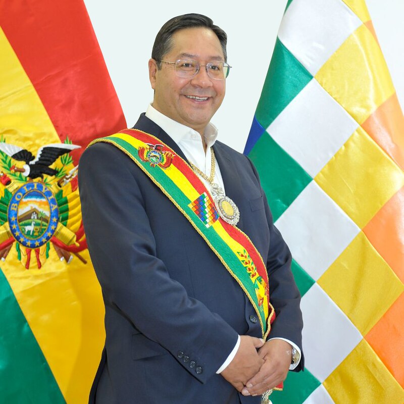 President Luis Arce of Bolivia (photo credit: Asamblea Legislativa Plurinacional via flickr)