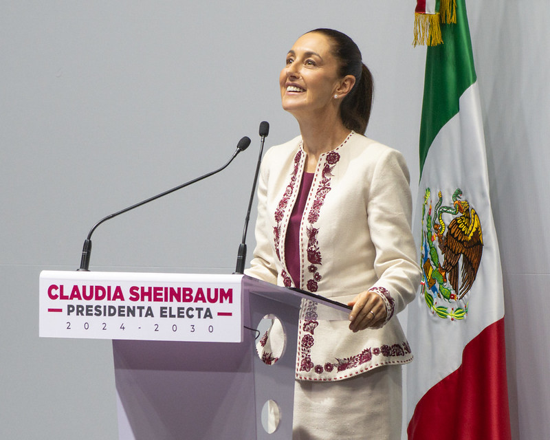 President Claudia Sheinbaum of Mexico (photo credit: Eneas De Troya via flickr)