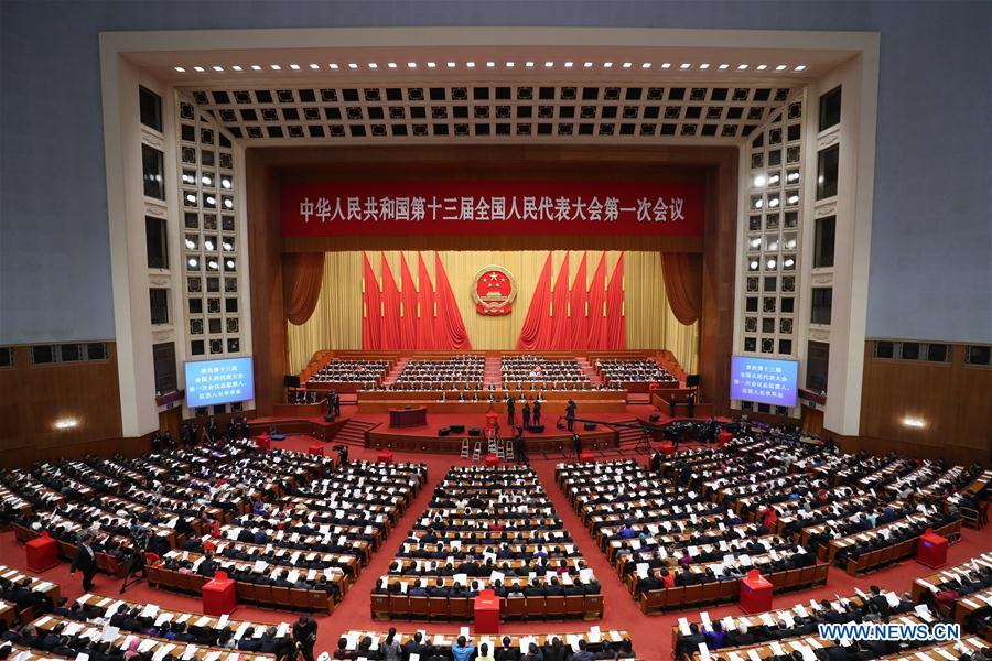 China's Great Hall of the People (photo credit: Xinhua)