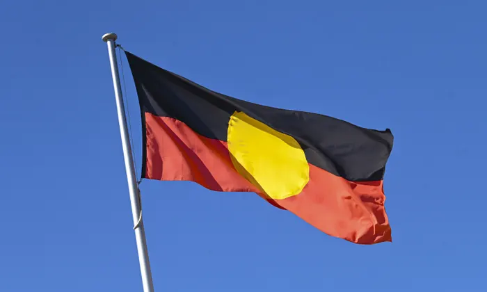Aboriginal flag (photo credit: Lukas Coch/AAP)
