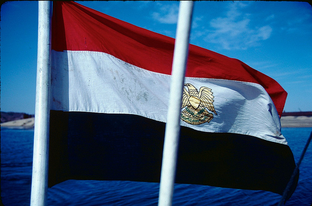 The flag of Egypt (Photo credit: Flickr)